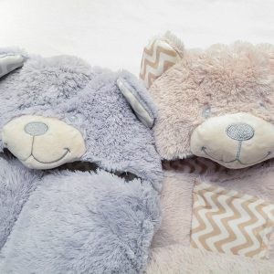 Couverture Pompom bear à capuchon – Mora