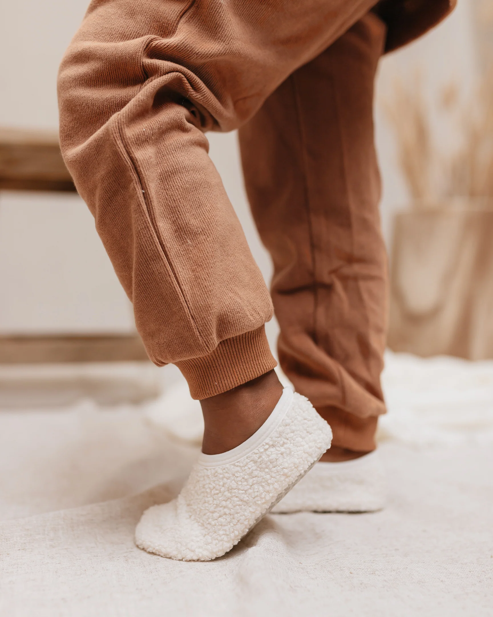 Chaussons bouclette / Vanille – Image 2