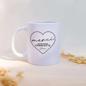 MUG EN CÉRAMIQUE « MERCI »
