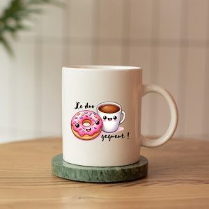 Mug humoristique pour couples – Donuts