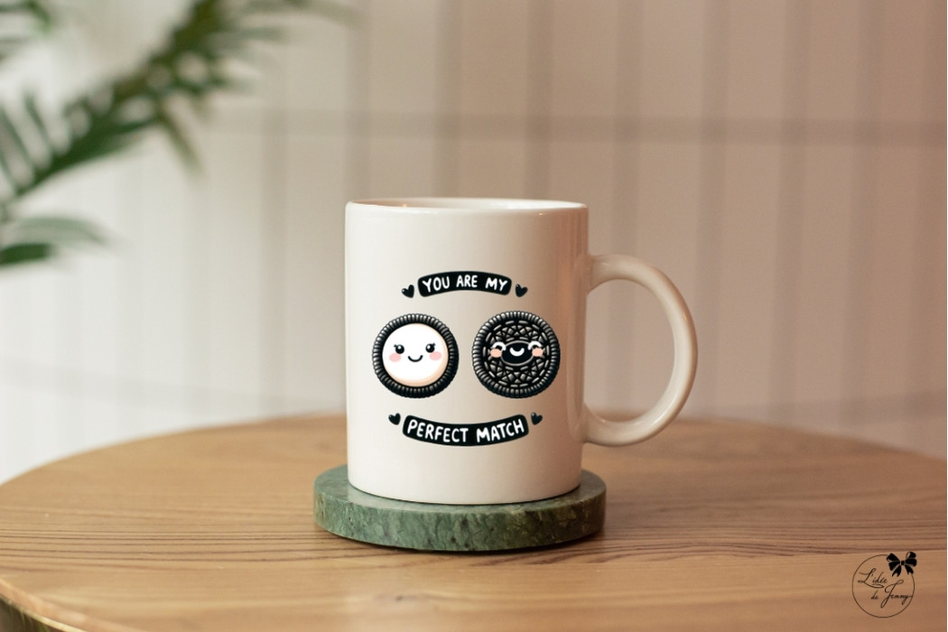 Mug humoristique pour couples – Oréo