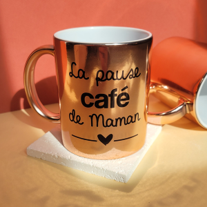 Mugs brillants et pailletés