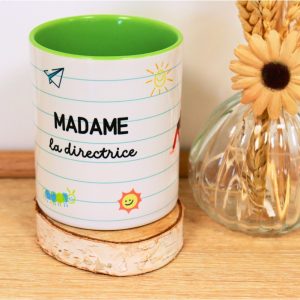 Mug personnalisé directrice, maîtresse…