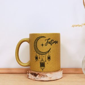 Mug Eid Mubarak doré