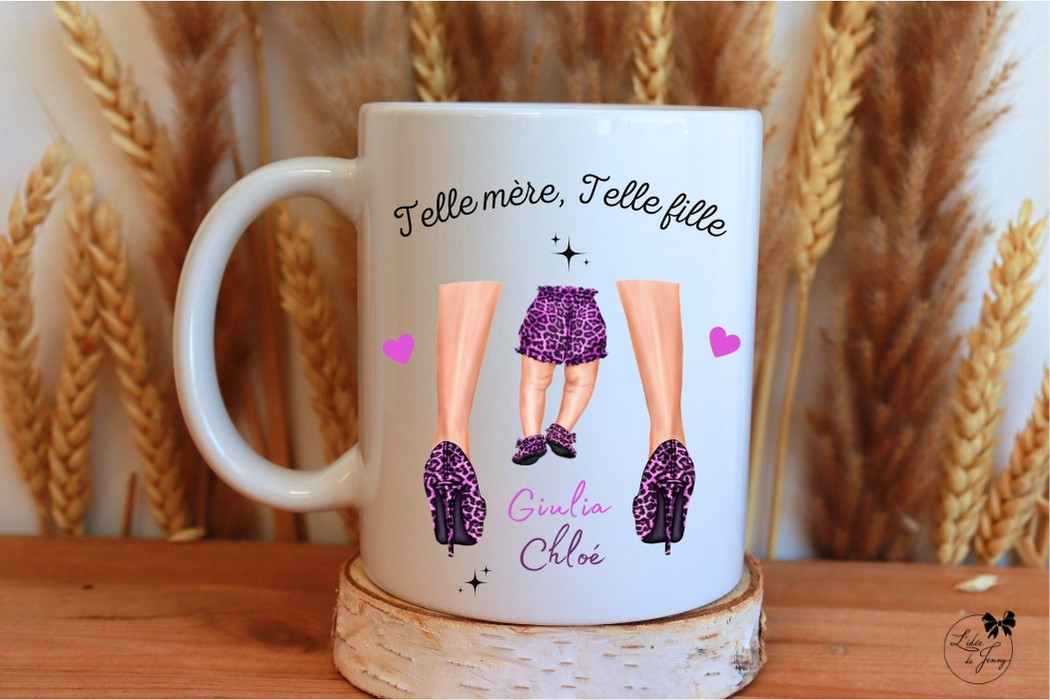 Mug fête des mères personnalisé – Telle mère telle fille