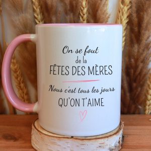 Mug fête des mamans personnalisé