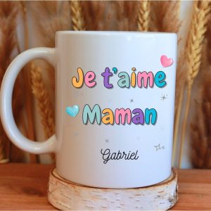 Mug Maman personnalisé –  “Je t’aime maman”