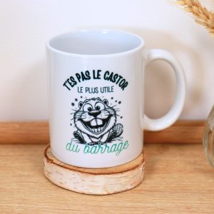 Mug humour – T’es pas le castor le plus utile du barrage