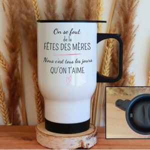Mug isotherme fête des mères – on t’aime