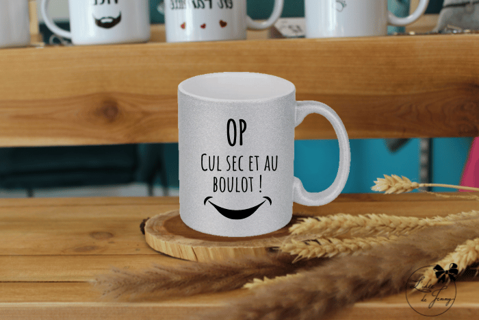Mug à paillettes personnalisable – Image 5