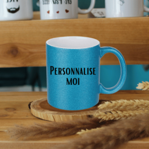 Mug à paillettes personnalisable