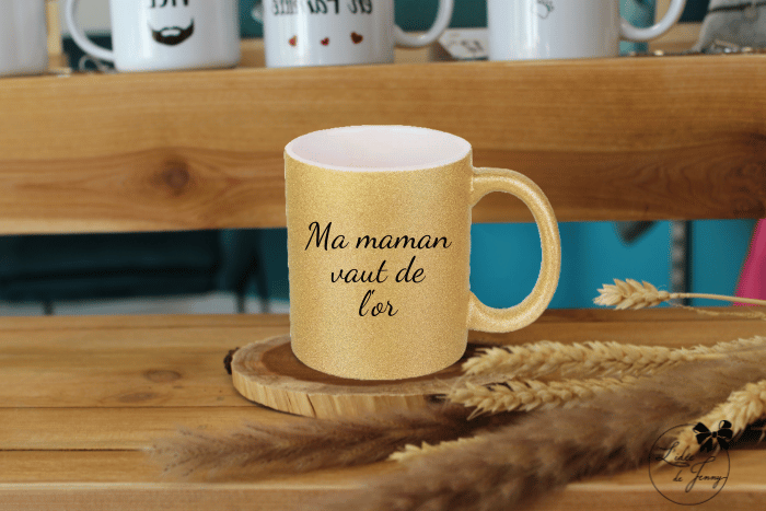 Mug à paillettes personnalisable – Image 6