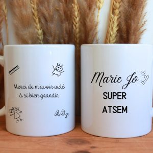 Mug personnalisé pour atsem