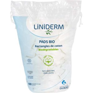 Gilbert Pads Rectangulaires Coton Bio 8x10cm 180 Unités