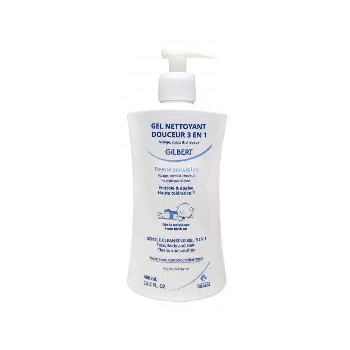 Gilbert Gel Nettoyant Douceur 3en1 Bebe 400ml – Image 2
