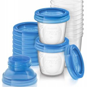 Philips Avent – 10 petits pots de conservation 180 ml – couvercles vissables