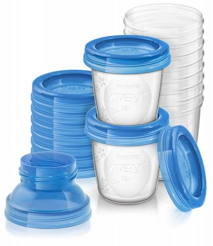 Philips Avent – 10 petits pots de conservation 180 ml – couvercles vissables