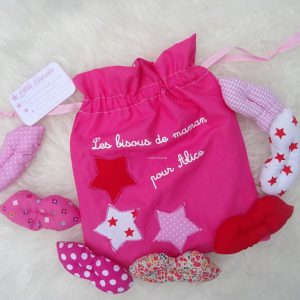 Pochette à bisous pour compter les dodos pendant une séparation