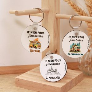 Porte-clé drôle – J’m’en fou j’me barre