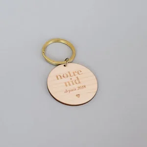 PORTE-CLÉS « NOTRE NID »