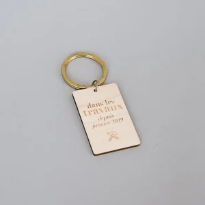 PORTE-CLÉS  « DANS LES TRAVAUX »