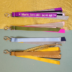 Porte-clés rubans