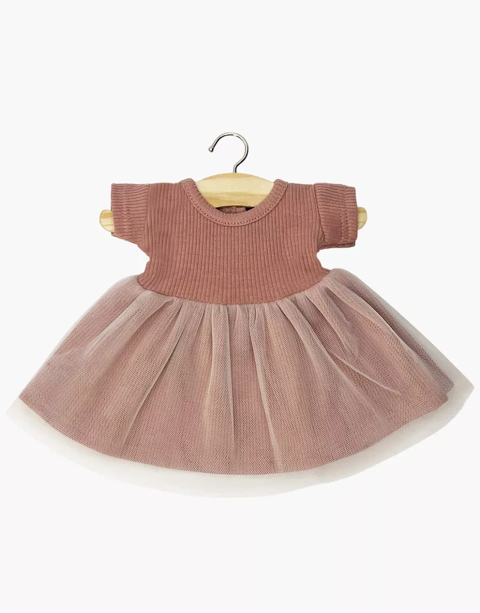 Robe tutu Rose argile