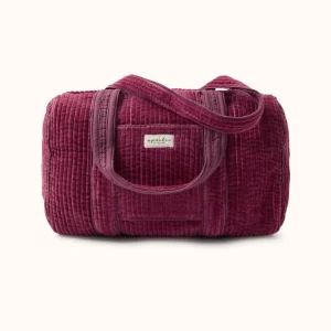 Sac velours / cherry