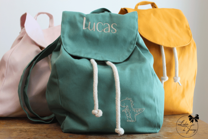 Sac à dos personnalisable enfant – brodé – Image 3