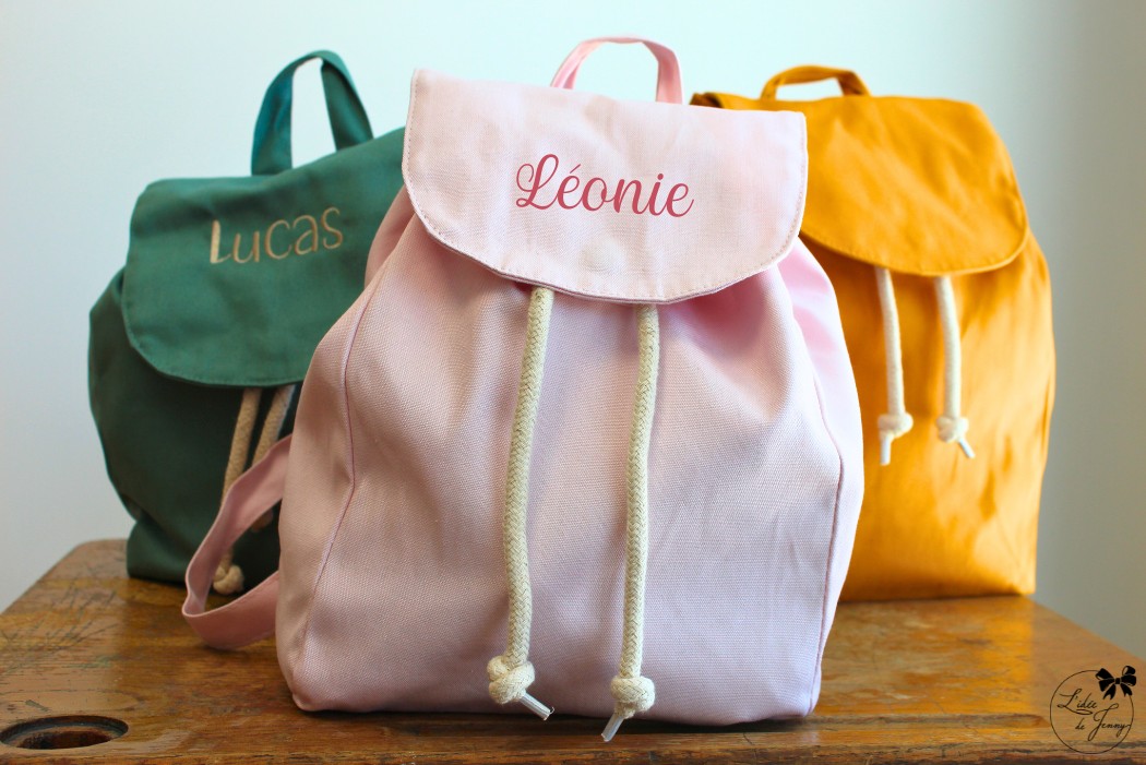 Sac à dos personnalisable enfant – brodé – Image 7