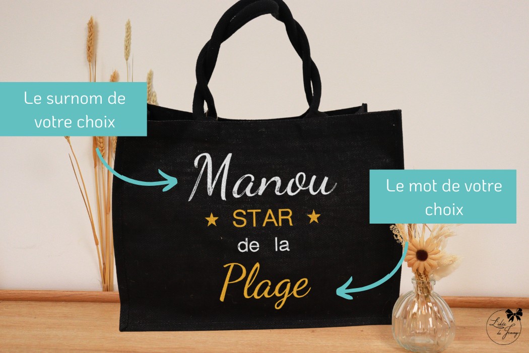 Sac Mamie personnalisé – mamie star de…
