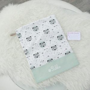 Serviette de table pour enfant personnalisée avec le prénom