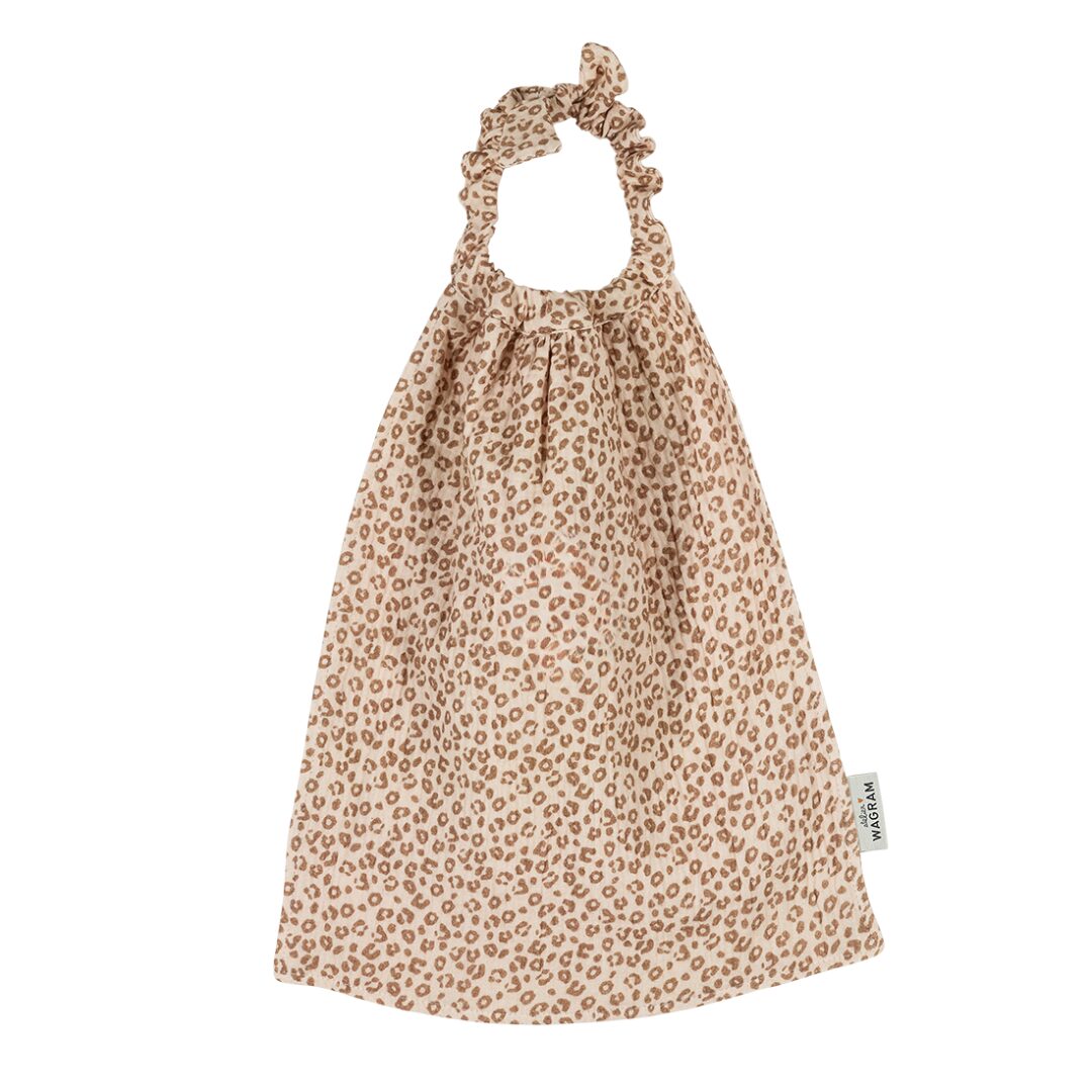 Bavoir – serviette cantine avec élastique / Léopard