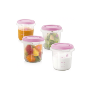 Set De 4 Pots De Conservation Rose Miniland