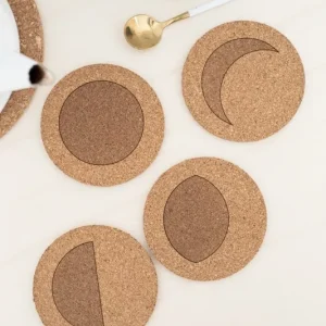 SOUS-VERRE EN LIEGE « Cycle de lune »