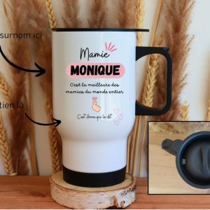 Mug Thermos Personnalisé pour Mamie
