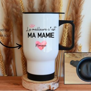 Mug Thermos Personnalisé pour Mamie