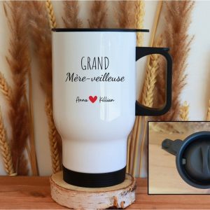 Mug Thermos Personnalisé pour Mamie