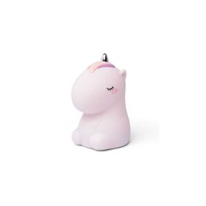 Veilleuse licorne rose pailletée